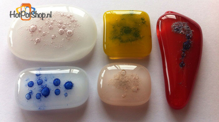 Glasverf - bubbelpoeder