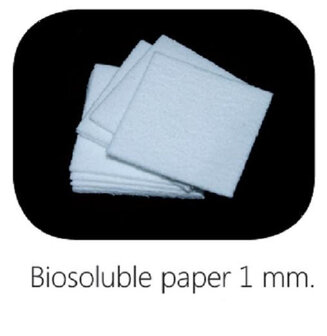 Biosoluble fibre paper 1 mm - (1st layer) 200 x 250 mm (1 sheet)