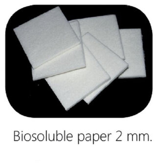 Biosoluble fibre paper 2 mm - (1st layer) 200 x 250 mm (1 sheet)