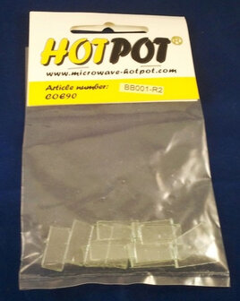 COE90 Precut Rectangle Clear - 2cm (14 pcs)