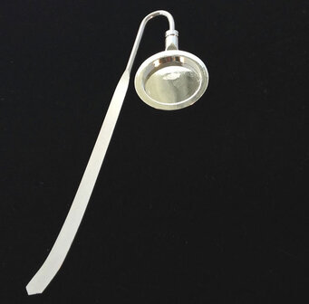 sieraden aanraku silver color round bookmark - boekenlegger