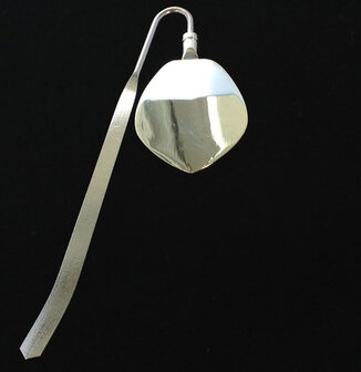 sieraden aanraku silver color flat bookmark - boekenlegger