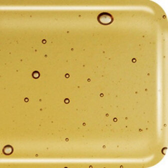 COE 90 Amber transparant - glas voor fusen 10 x 9 cm (3 mm dik)