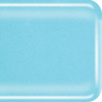 COE 90 Turquoise opaal - ondoorzichtig glas 20 x 18 cm (3 mm dik)
