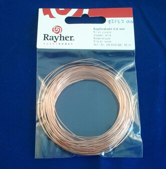 Copper wire to fuse with 0.6mm thick (1m)