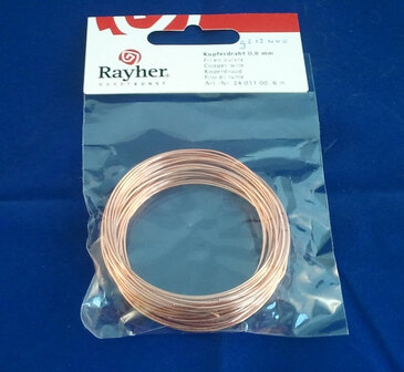 Copper wire to fuse with 0.8mm thick (1m)