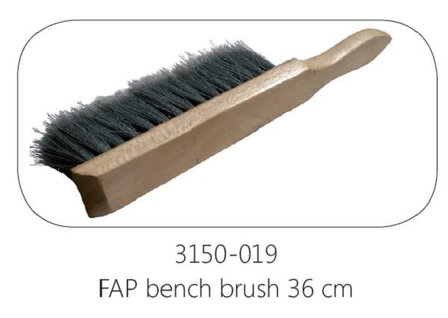 FAP Hand brush for a glass splinter-free worktop (36cm)