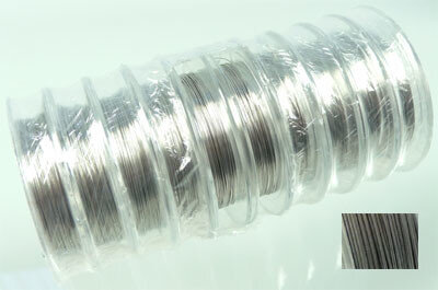 Steel wire with coating 0,38mm (1 roll of 10m)