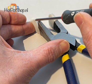 Improved Rubber jaws for glass breaking pliers PQ tools