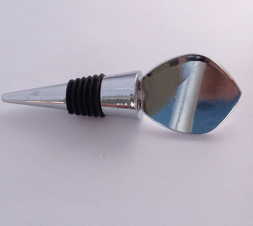 wine bottle stopper flat top nickel plated