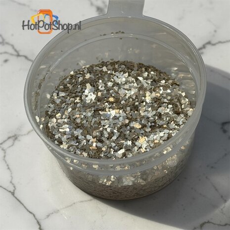 mica flakes silver