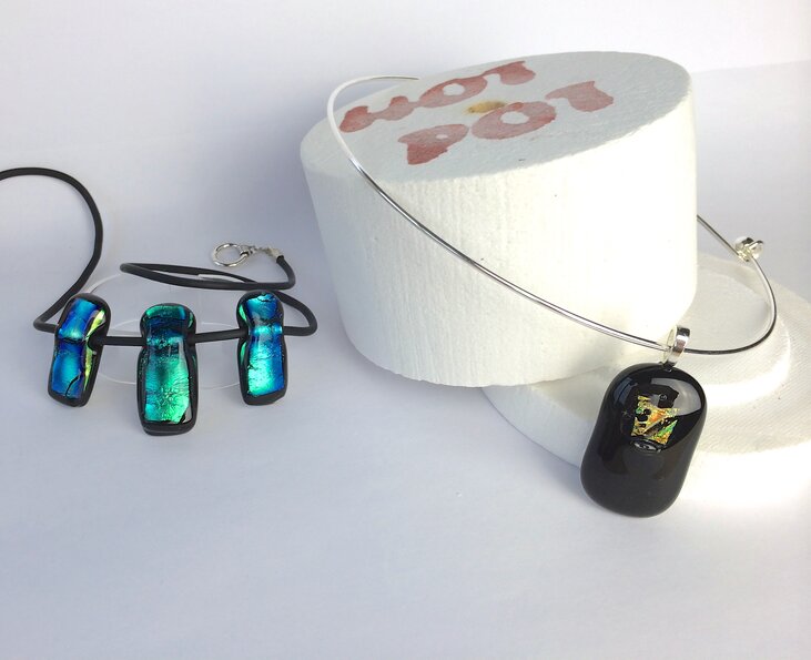 Glas fusen in de hotpot