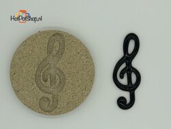 vermiculite mal Muzieknoot