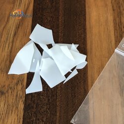 glas COE90 Baoli confetti Wit 10g