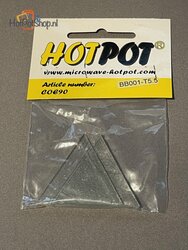 COE90 Voorgesneden driehoek transparant  - 5,5 cm (2 stuks)