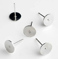 Oorsteker ± 12x8mm (4 paar)