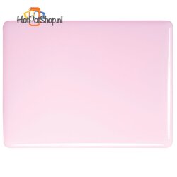 COE90 Bullseye Petal Pink opaal 10 x 14 cm (3 mm dik)