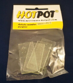 COE90 Precut Rectangle Clear - 5.5cm (4 pcs)