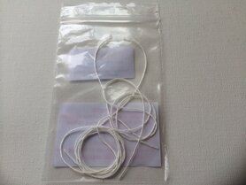 Fusing rope - silica touw 1 mm dik en 60 cm lang