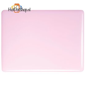 COE90 Bullseye Petal Pink opaal 10 x 14 cm (3 mm dik)