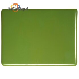 COE90 Bullseye Olive Green opaal 10 x 14 cm (3 mm dik)